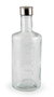 Inde Botella con Tapa de Metal Transparente Oslo, 1000 ml, 10 x 10 x 27.2 cm (6 Unidades)