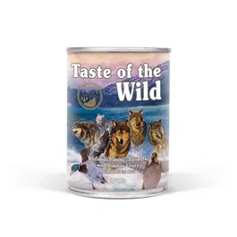 Taste of the Wild Canine Adult Wetlands Pato y Codorniz Comida Húmeda para Perro Caja 12x390 gr