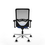 PIQUERAS Y CRESPO Silla de oficina Zulema Azul/Blanco con mecanismo Sincro/Traslack