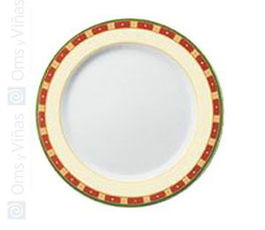 VILLEROY & BOCH Meandra Plato Liso de Cerámica, 32 cm, Vajilla (Set de 6)