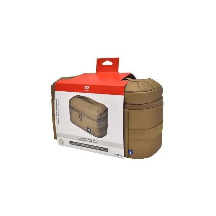Hori Nintendo Switch Bolsa Compacta de Transporte y Almacenamiento para Consola, Base y Accesorios - Arena - AABZV35026