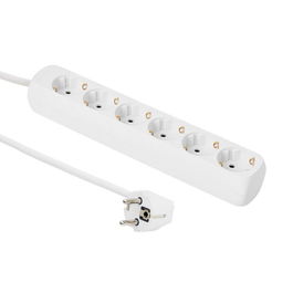 MicroConnect Regleta de corriente GRU00615W Schuko de 6 Tomas, Cable 1.5m