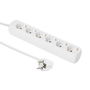 MicroConnect Regleta de corriente GRU00615W Schuko de 6 Tomas, Cable 1.5m
