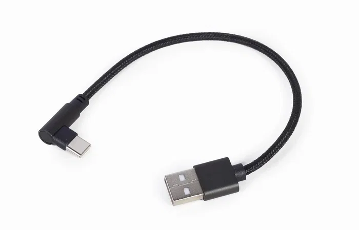 Gembird Cable USB 2.0 USB A a USB C de 0,2 m Negro CC-USB2-AMCML-0.2M