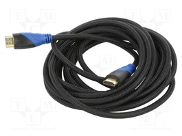 SAVIO Cable HDMI de 5m Negro High Speed + Ethernet