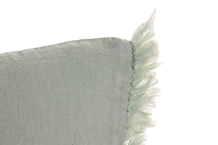 DKD Home Decor Cushions 2c25 Cojín Boho Verde Menta Algodón 45 x 45 cm (2 Unidades)
