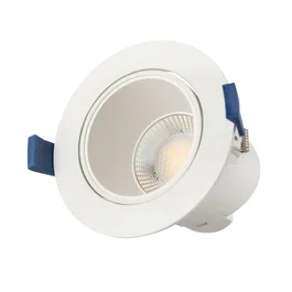 Foco Downlight LED Empotrable Orientable 8W 750Lm CCT 3000-6500K Regulable IP20 Blanco SE-SCL309B-8W-W-CCT