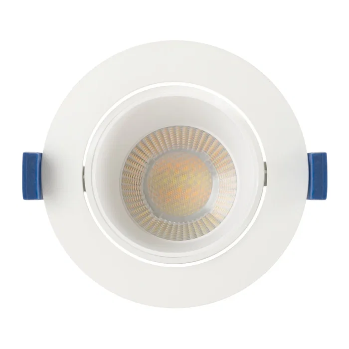 Foco Downlight LED Empotrable Orientable 8W 750Lm CCT 3000-6500K Regulable IP20 Blanco SE-SCL309B-8W-W-CCT