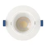 Foco Downlight LED Empotrable Orientable 8W 750Lm CCT 3000-6500K Regulable IP20 Blanco SE-SCL309B-8W-W-CCT