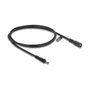 DeLOCK Cable de extensión DC 5,5 x 2,1 mm con bloqueo de bayoneta 18 AWG, 1 m, negro