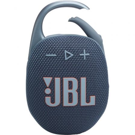 JBL Clip 5 Altavoz Bluetooth Portátil IP67 7W - Hasta 15h Batería, Mosquetón, Sonido JBL Pro - Azul - JBLCLIP5BLU