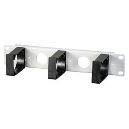 EFB Elektronik Panel de gestión de cables 10 pol 1HE RAL7035
