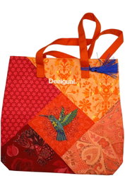 Desigual, Bolso, Bolsa Textil GWP, Pájaro