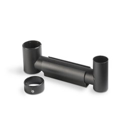Ergonomic Solutions Soporte Inclinable de Mástil DuraTilt 200mm Negro