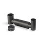 Ergonomic Solutions Soporte Inclinable de Mástil DuraTilt 200mm Negro