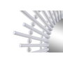 Espejo de pared DKD Home Decor Scandi Cristal Natural Blanco Polipropileno (50 x 2,5 x 50 cm) (2 Unidades)