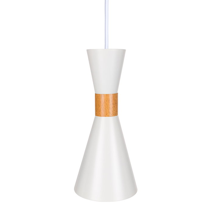 SKD Lámpara Colgante Lana Metal y Madera SKD-P138-3-W SKD Lámpara Colgante Lana Metal y Madera SKD-P138-3-W