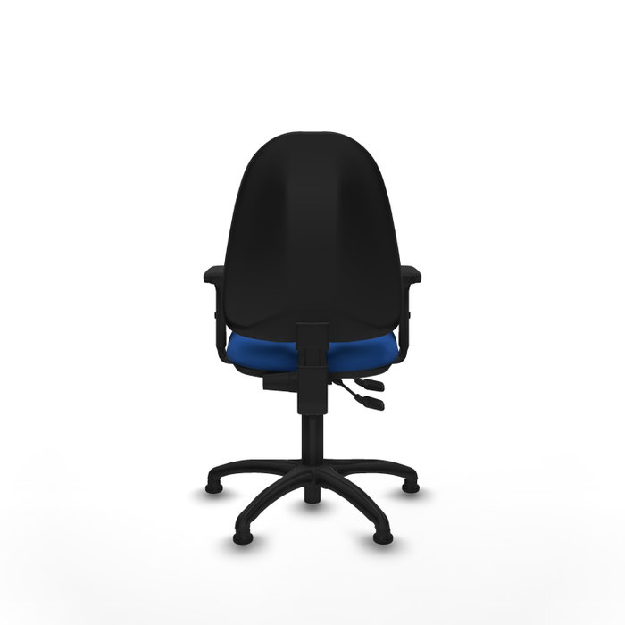 PIQUERAS Y CRESPO Silla de oficina Algarra Azul con Brazos 2D PIQUERAS Y CRESPO Silla de oficina Algarra Azul con Brazos 2D