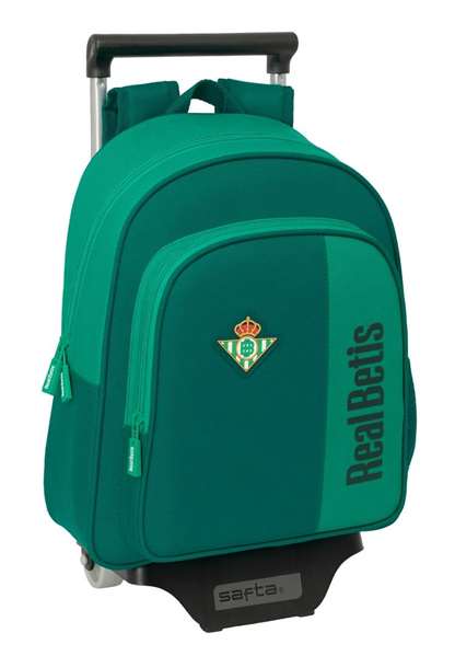 Safta Mochila 006+Carro 705 Real Betis Balompie Resistente al Agua 28x34x10 cm Safta Mochila 006+Carro 705 Real Betis Balompie Resistente al Agua 28x34x10 cm