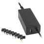 NGS Cargador Universal Automático W-45W 45W Negro con 8 Conectores y Salida USB