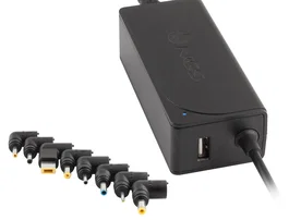 NGS Cargador Universal Automático W-45W 45W Negro con 8 Conectores y Salida USB