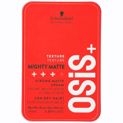 Schwarzkopf OSIS+ Mighty Matte Crema de Fijación Fuerte 100ml