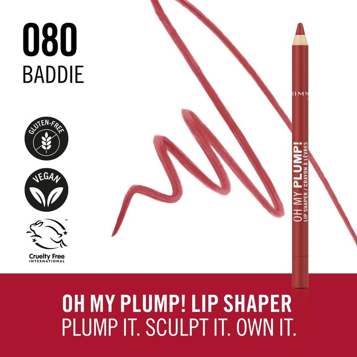 Rimmel London OH MY PLUMP! Perfilador de Labios 080-Baddie