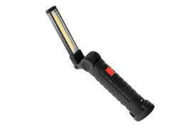 ORNO Linterna LED de Taller WL-12, con Batería Recargable 1200mAh, Iman y Brazo Flexible 270 Grados