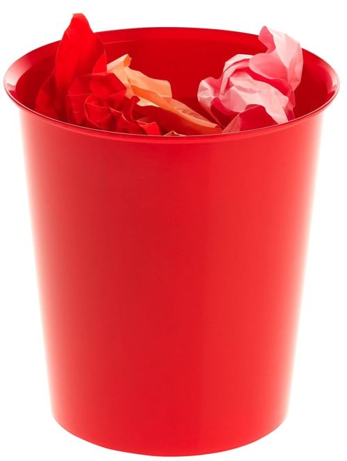 Archivo 2000 Papelera Ecogreen 18L Rojo