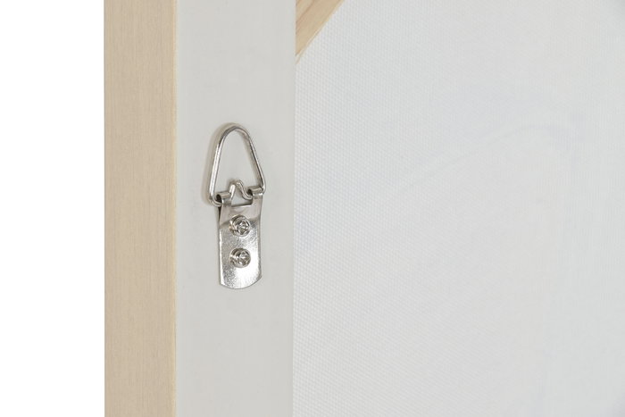 DKD Home Decor Cuadro Tropical Palmera Bananera Lienzo y PS Verde Amarillo 82.5 x 3.5 x 122.5 cm (2 Unidades)