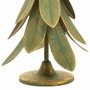 Candelero Alexandra House Living Dorado Hierro 21 x 31 x 21 cm Plumas