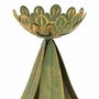 Candelero Alexandra House Living Dorado Hierro 21 x 31 x 21 cm Plumas