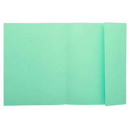 Exacompta Subcarpeta de Cartulina A4 210x297 mm, Verde Nature Future, 160 g/m², con Solapa Lateral, Certificado PEFC