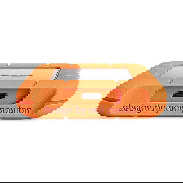 LaCie STND4000400 SSD Externo 4 TB, USB Tipo C, USB4 Gen 3x2, Thunderbolt 5, 4000 MB/s, Naranja