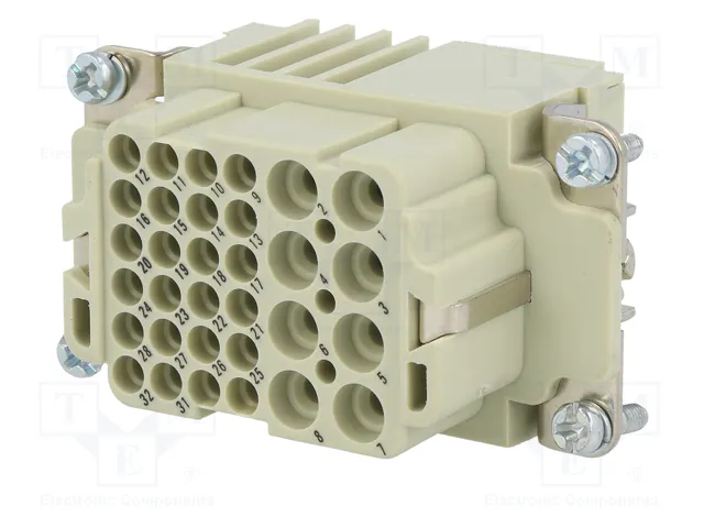 HARTING Han K 8/24 Pos. F Insert Crimp - Plantilla de contacto hembra HDC