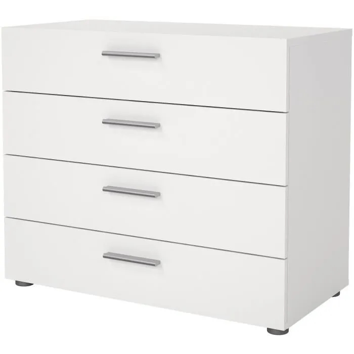 TYHJA Cofre 4 Cajones Blanco L 70 x P 40 x H 75 cm