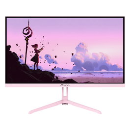 AROZZI Nova Monitor Gaming 24" IPS FHD 200Hz 1ms Rosa - 99% sRGB, HDR, Altavoces, HDMI/DisplayPort, Montaje VESA