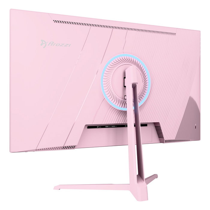 AROZZI Nova Monitor Gaming 24" IPS FHD 200Hz 1ms Rosa - 99% sRGB, HDR, Altavoces, HDMI/DisplayPort, Montaje VESA