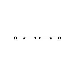 WAGO 2002-1401 Borne de paso de 4 conductores, 2,5 mm