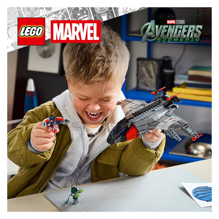 LEGO Marvel Avengers: Doomsday Quinjet 76347