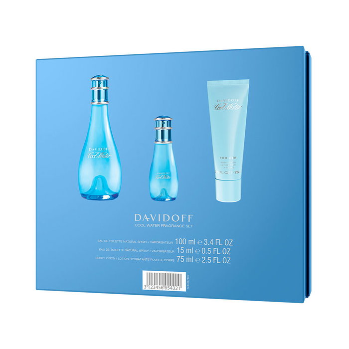 Davidoff Cool Water Woman Estuche 3 pz Davidoff Cool Water Woman Estuche 3 pz