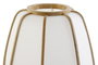DKD Home Decor Lámpara de Sobremesa Bambú y Poliéster Natural/Blanco