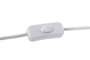 DKD Home Decor Lámpara de Sobremesa Bambú y Poliéster Natural/Blanco