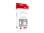 Equip Adaptador de Audio 133460 - Cable USB-C a 2 Jack 3.5mm Hembra para Auricular y Micrófono, Plug and Play, 15 cm, Blanco