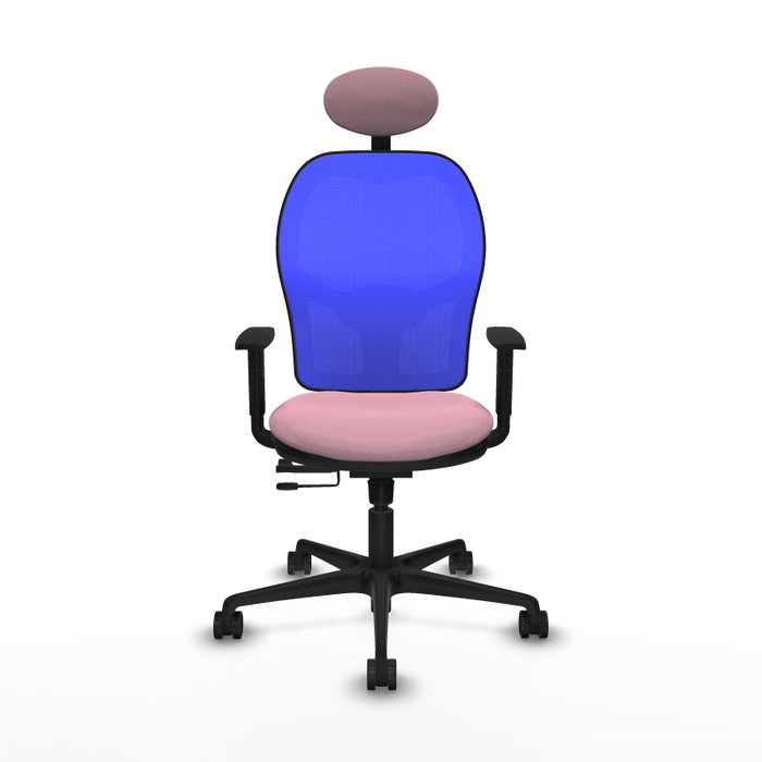 PIQUERAS Y CRESPO Silla de oficina Jorquera Sincro/Traslack Rosa y Azul PIQUERAS Y CRESPO Silla de oficina Jorquera Sincro/Traslack Rosa y Azul
