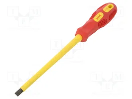 BM GROUP Destornillador plano aislado SL 8 de 175 mm