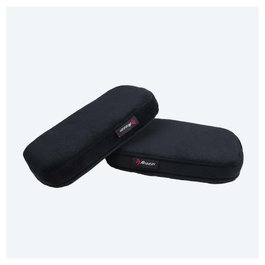 AROZZI AZ-MFPAD Set de Almohadas Memory-Foam para Silla, Negro, 2 Piezas