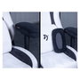 AROZZI AZ-MFPAD Set de Almohadas Memory-Foam para Silla, Negro, 2 Piezas
