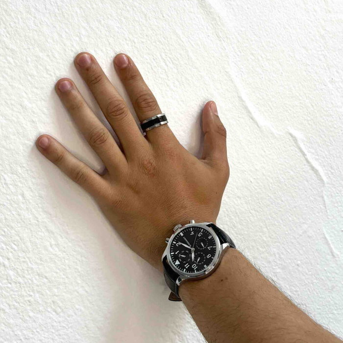 Anillo Mujer Radiant RH000136-26 Plateado Negro 26 Anillo Mujer Radiant RH000136-26 Plateado Negro 26