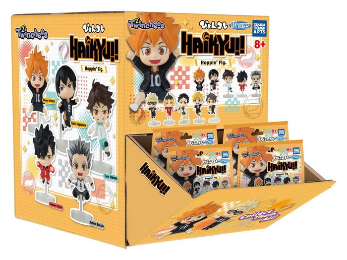 Takara Tomy Haikyu!! Minifiguras Twinchees Hoppin' 5 cm Blind Pack Expositor (24) Takara Tomy Haikyu!! Minifiguras Twinchees Hoppin' 5 cm Blind Pack Expositor (24)